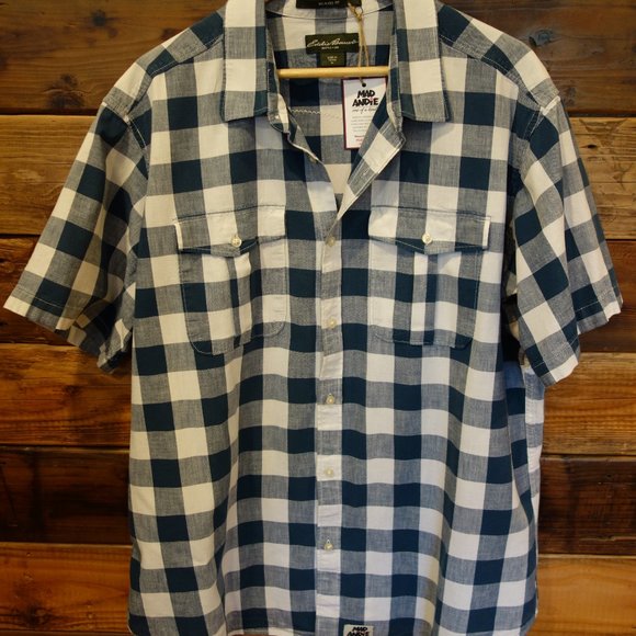 Cal Bears (UC Berkeley) One-of-a-Kind Custom Eddie Bauer Plaid Shirt - XL - Picture 2 of 6